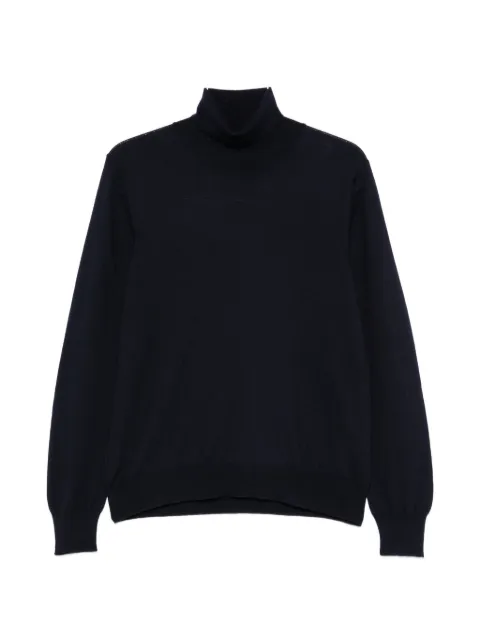 Tagliatore Miles roll-neck long-sleeve sweater Blue MILESGSI26