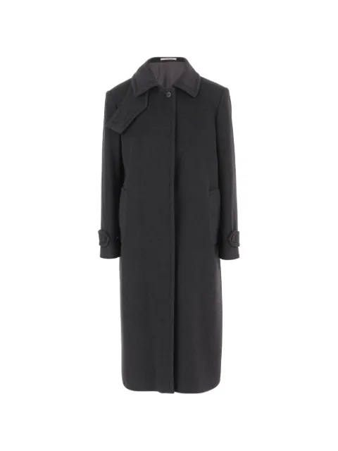 Tagliatore button-fastening cashmere coat Grey BETHANY350002S5057
