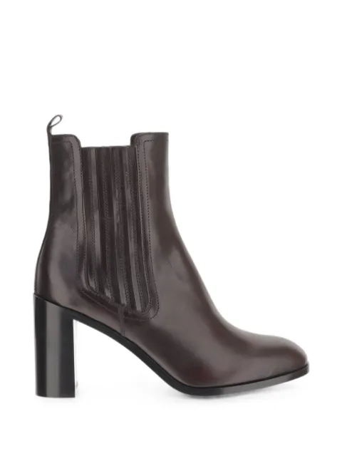 Sartore pointed-toe elasticated ankle boots Brown SR5039BORDEAUX
