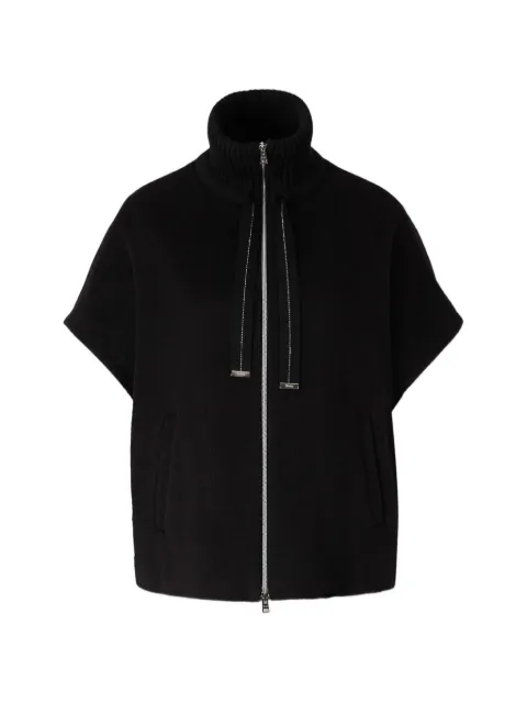 Herno short-sleeve high-neck jacket Black GI00058DR33499