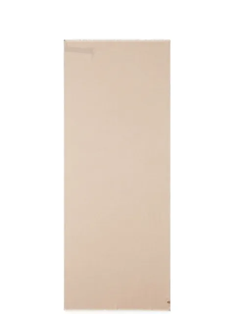 Brioni frayed scarf Neutrals O3TH00ODA90