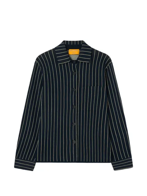 Guest In Residence pinstripe-print shirt Blue W43234AF