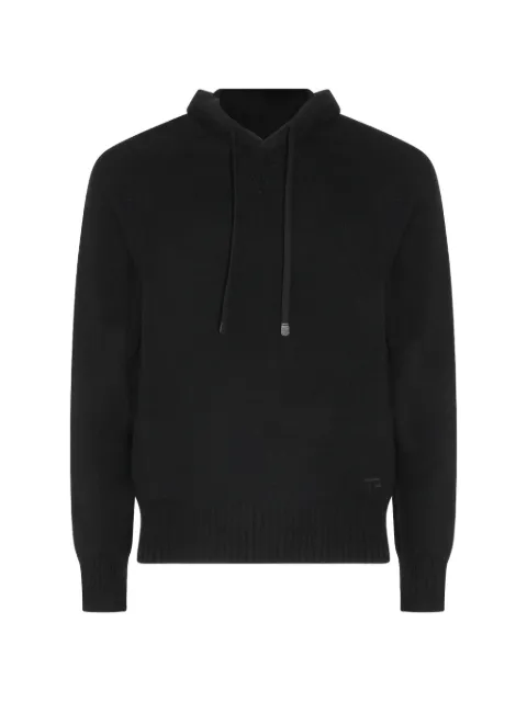 TOM FORD drawstring hoodie Black KOL003YMK069NAA