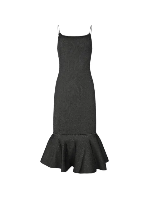 Jacquemus Pina spaghetti-strap midi dress Grey DRW00915AK00