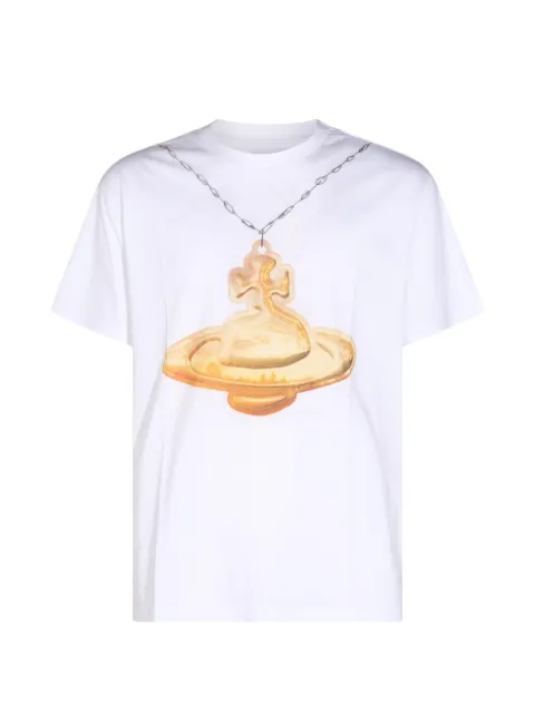 Vivienne Westwood golden Orb classic T-shirt White 3G01005TJ00BL
