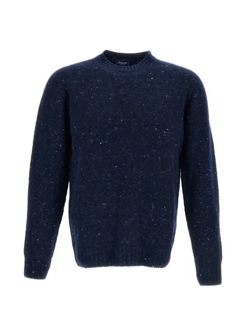 Drumohr flecked wool sweater Blue D5SK103NL