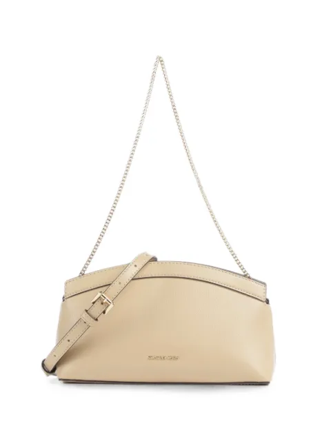 Michael Kors Athena small leather convertible clutch Neutrals 30S6G13C5L
