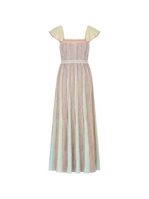 Forte Forte pleated maxi dress Pink 14940MYDRESSLUCENTE