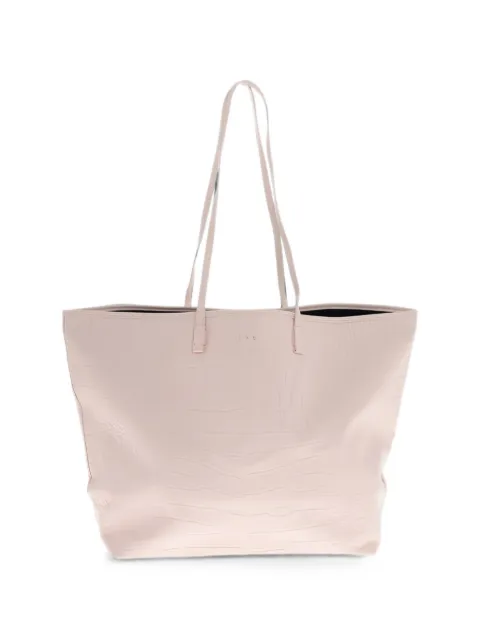 1989 STUDIO crocodile-effect tote bag Pink SS2485