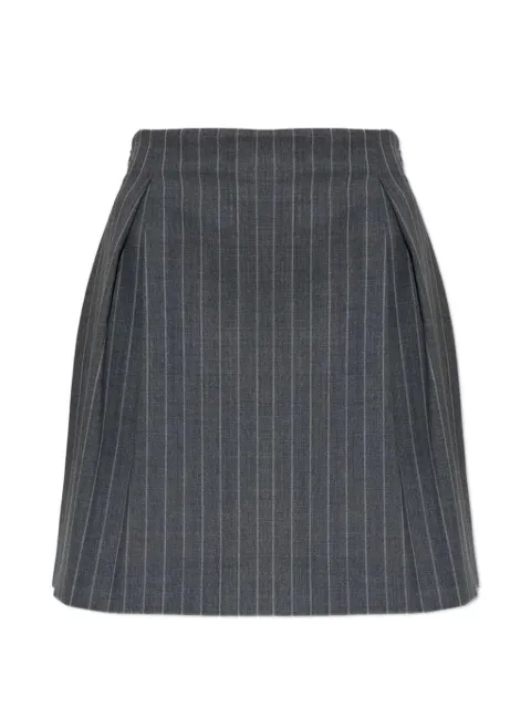 Valentino Garavani pinstripe pleated skirt Grey BRAFB5A9C