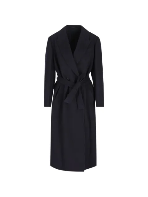 Brunello Cucinelli double-breasted belted coat Blue MT4019993C210