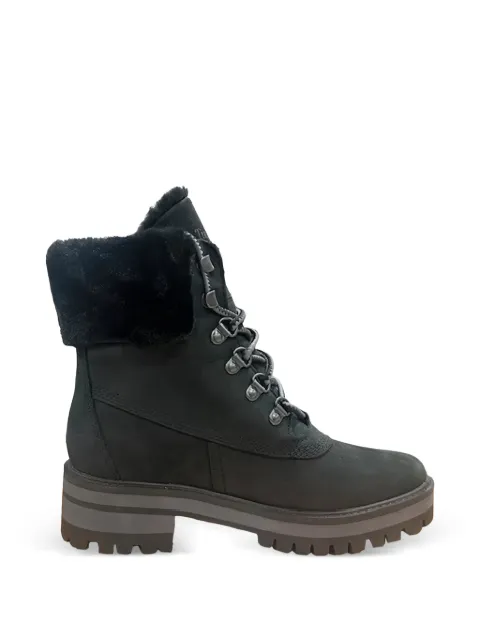 Timberland Courmayeur Valley shearling-trim ankle boots Black TB0A2JQD