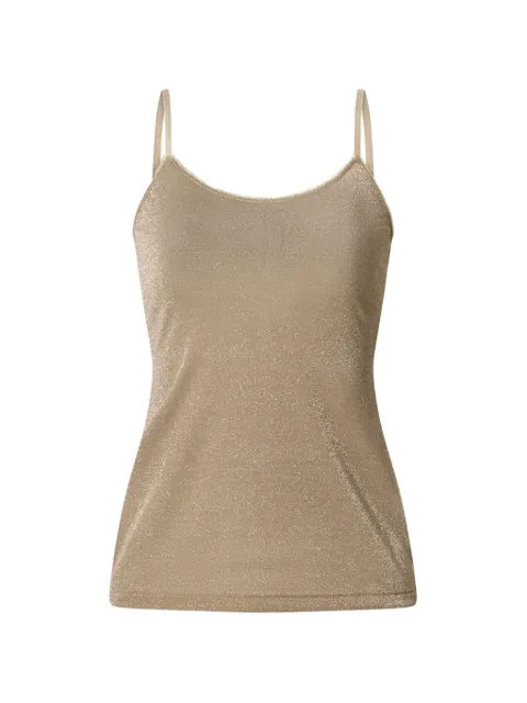 MOMONÌ Airelle lurex-jersey top Neutrals 266MMOUN00326656MO