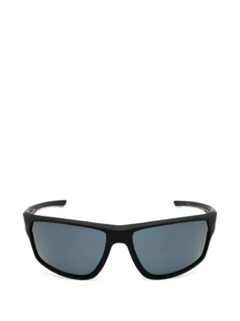 BMW matte-finish rectangle-frame sunglasses Black BS002402D