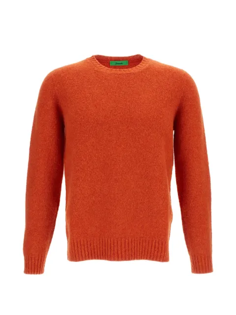 Drumohr knitted lambswool sweater Orange D8W103GLO280