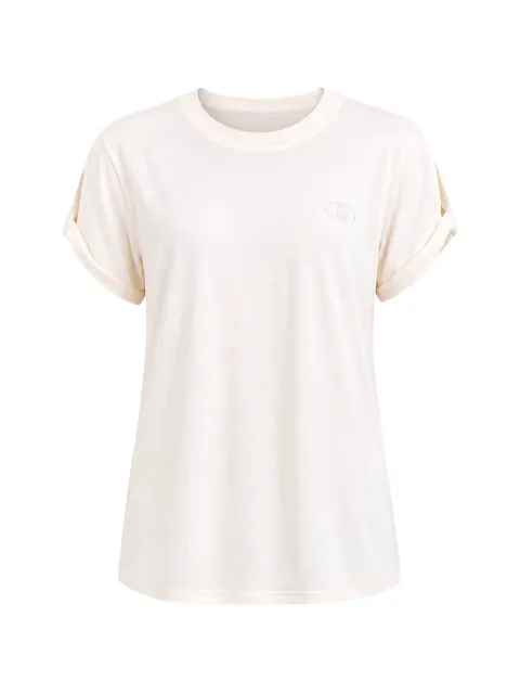 LIU JO logo T-shirt Neutrals TF6100JS005