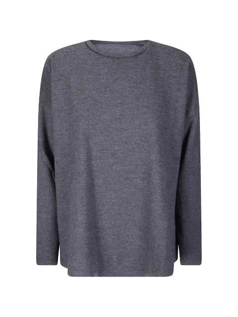 Labo Art Sandra crew-neck long-sleeve T-shirt Grey L972FM01501226W