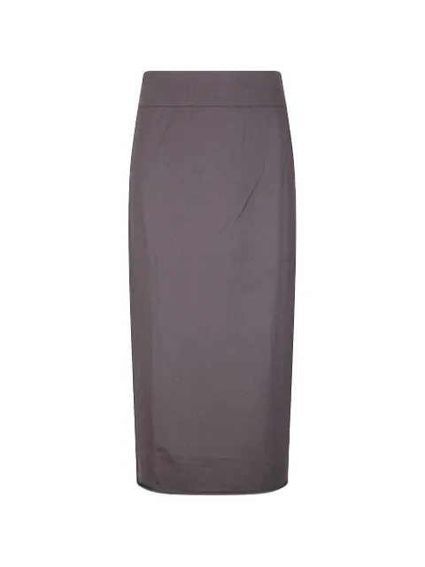Labo Art elasticated-waistband pencil midi skirt Grey L972FG00501226W