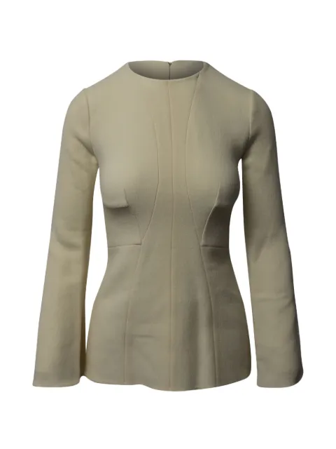 Stella McCartney Pre-Owned peplum panelled top Neutrals NAPPUGBCL127503W