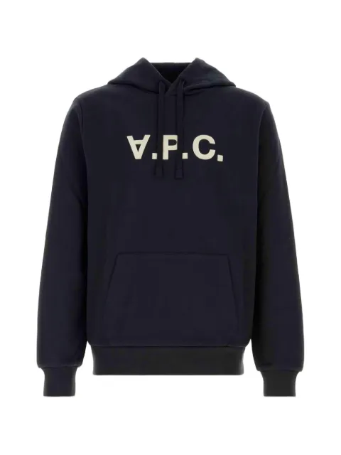 A.P.C. V.P.C. logo-print hoodie Black COHBNM37012