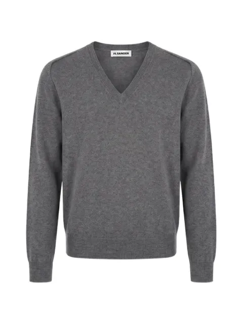 Jil Sander V-neck cashmere sweater Grey J03GP0208J13