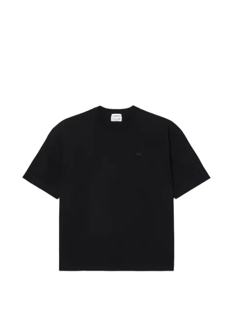 Lacoste logo-patch T-shirt Black TH9441
