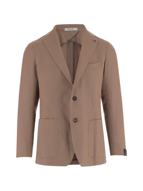 Tagliatore single-breasted notch-lapels blazer Neutrals 1SHO22K190015T5075