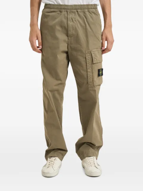 Stone Island 3100036 stretch organic broken twill cotton 'OLD' effect sweatpants Neutrals L2S153100036S00L1