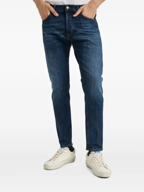 DONDUP Dian faded-wash whiskered jeans Blue UP576DS0406UMU2