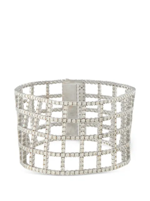 LB Exclusive diamond lattice bracelet Silver MF04070626