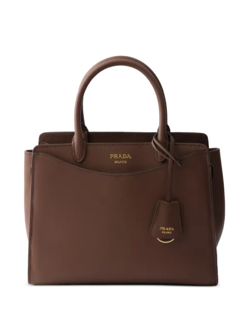 Prada medium Prelude leather handbag Brown 1BA507VOOO2CYS