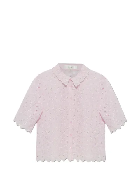 FRAME paisley eyelet shirt Pink WE26WSH019