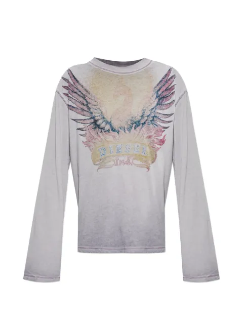 Diesel T-Hilary-LS T-shirt Purple THILARYLSAA2A240850