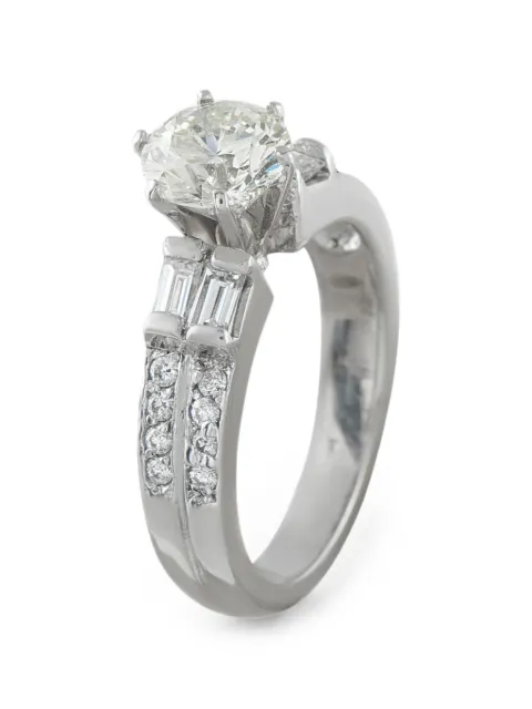 LB Exclusive solitaire diamond ring Silver MF26070126