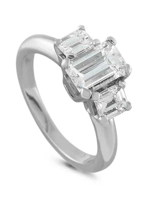 LB Exclusive diamond three-stone ring Silver MF31070126
