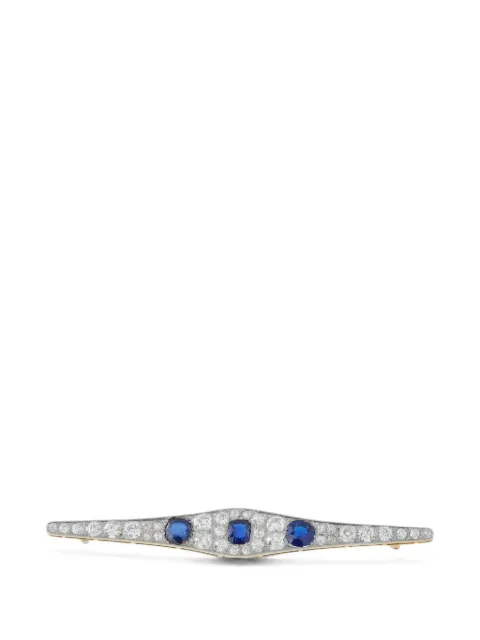 LB Exclusive sapphire and diamond brooch Gold MF36070126
