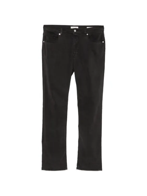 FRAME Modern Straight brushed twill wide-leg jeans Black LMSST870