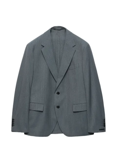 Prada single-breasted wool blazer Grey UGM542SOOO6350