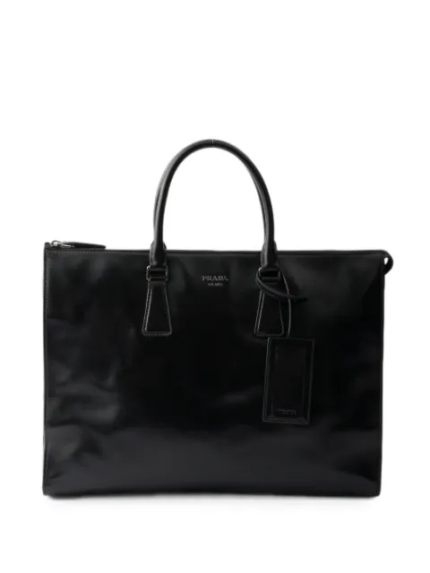 Prada Leather tote bag Black 2VG039VYOM2ZQ6