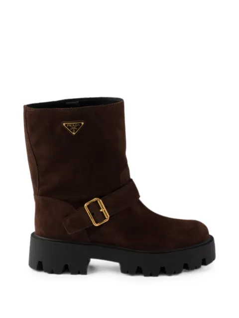 Prada suede boots Brown 1U187OFBD50054