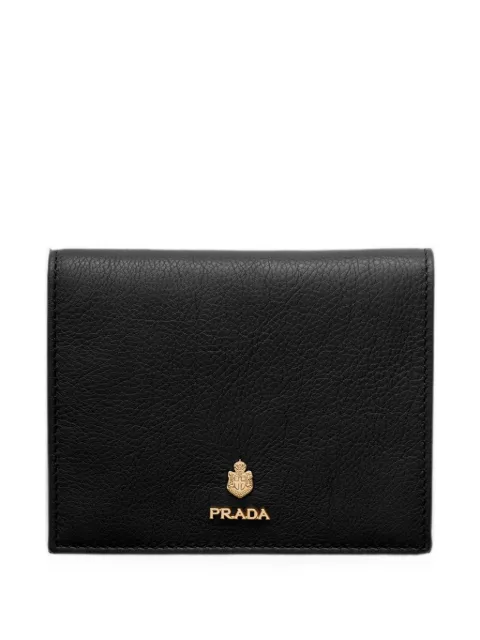 Prada small leather wallet Black 1MV2042ZSN