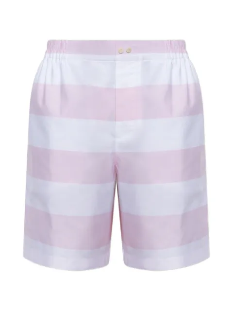 Jacquemus striped jacquard-pattern shorts White SOM00552AW00796