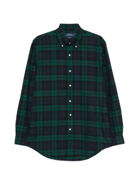 Ralph Lauren Collection tartan-check button-down shirt Green 710922273