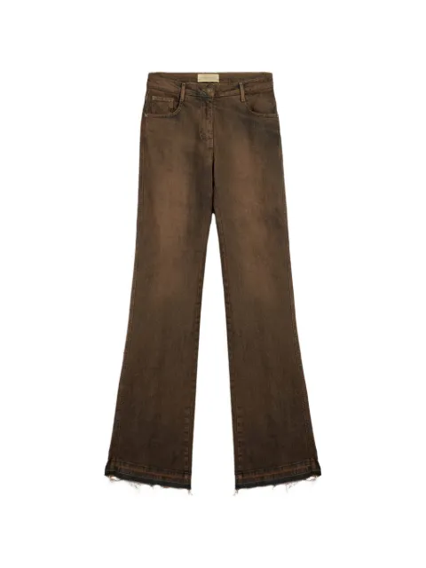 MOMONÌ Luis stonewashed flared jeans Brown 266MMOPA04726636MO