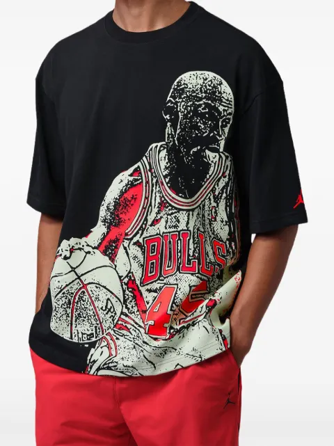 Jordan graphic-print T-shirt Black IV4900011