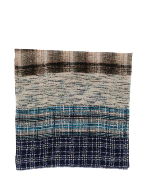 Faliero Sarti frayed-edge scarf Black I272179VINTAGE