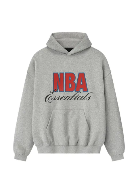 FEAR OF GOD ESSENTIALS logo-print hoodie Grey 192NB256703F