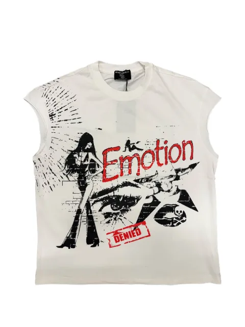Mixed Emotion Starboy graphic-print vest White MIXE062