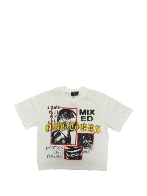 Mixed Emotion Forever graphic-print T-shirt White MIXE059