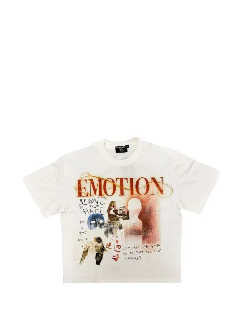 Mixed Emotion Deja Vu graphic-print T-shirt White MIXE056